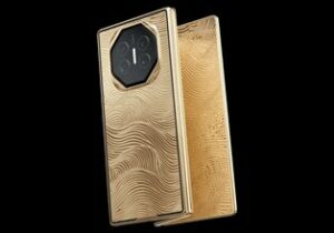 عکس | این گوشی از طلاست