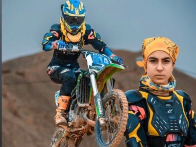 آخرین وضعیت النا معدنی‌پور دختر موتورسوار ایرانی