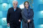 استایل اروپایی مهدی هاشمی و همسر جوانش در یک مراسم+ عکس