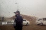بارش باران در میناب آغاز شد