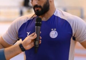 حسن یزدانی در وزن ۹۷ کیلوگرم ابوالفضل بابالو را ۱۰ بر صفر شکست داد