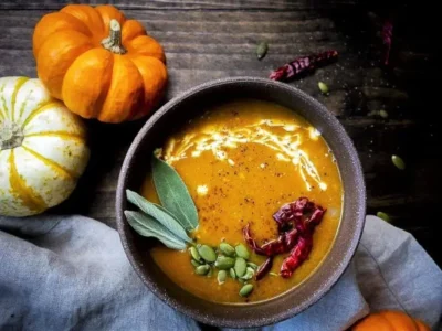 طرز تهیه سوپ کدو حلوایی/ خوشمزهترین انتخاب پاییزی سفره شما