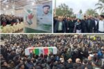 پیکر مطهر شهید «سعید هادی پور» در شهرستان فهرج تشییع شد