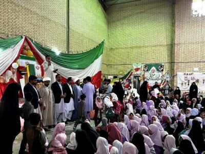 برگزاری جشن سالگرد انقلاب اسلامی در شهر چگردک بخش جلگه چاه هاشم