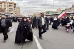 حضور معاون رئیس‌جمهور در امور زنان و خانواده در مراسم راهپیمایی ۲۲بهمن